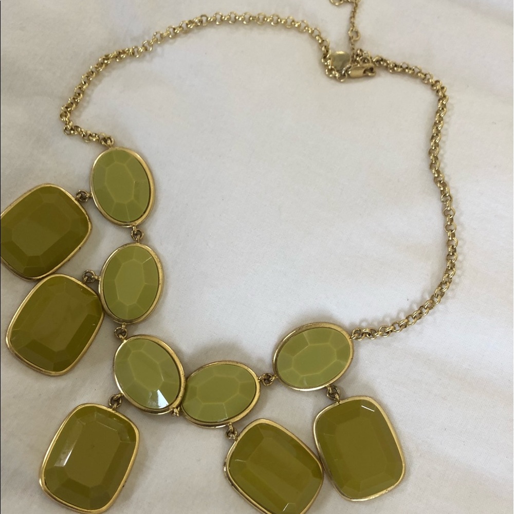 Jcrew. Green Statement Necklace. - image 3